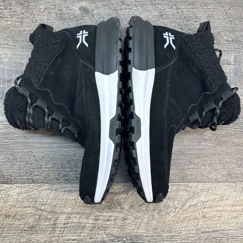KURU Atom Lumi Women's 10 Boots Black White Outdoor Waterproof Winter Shoes